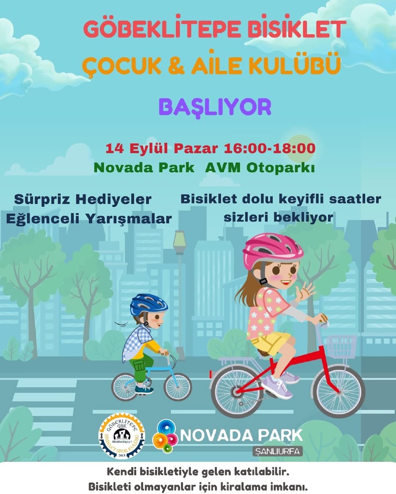 Göbeklitepe Bisiklet Çocuk Aile Kulübü