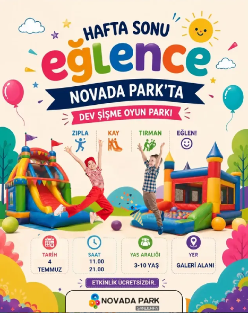 Dev Şişme Oyun Parkı
